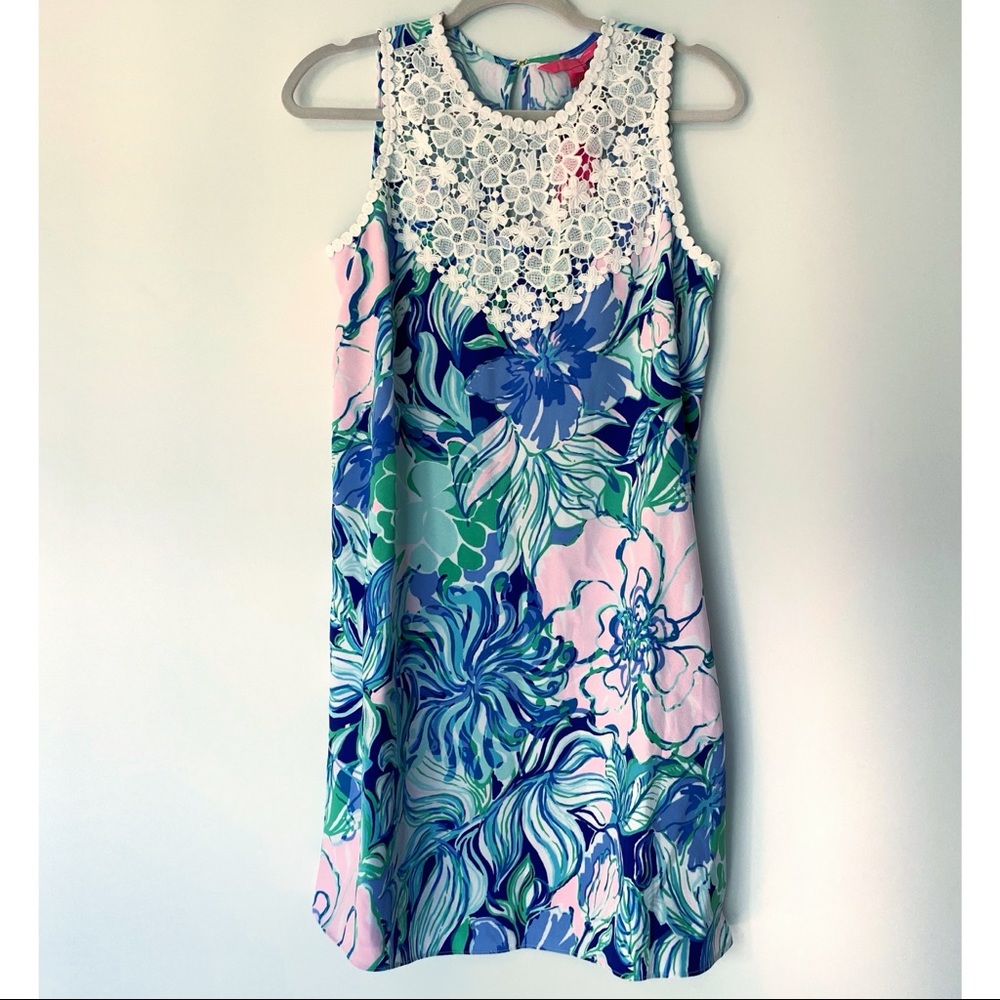NWT Lilly Pulitzer Floral Nala Shift Dress Size 6